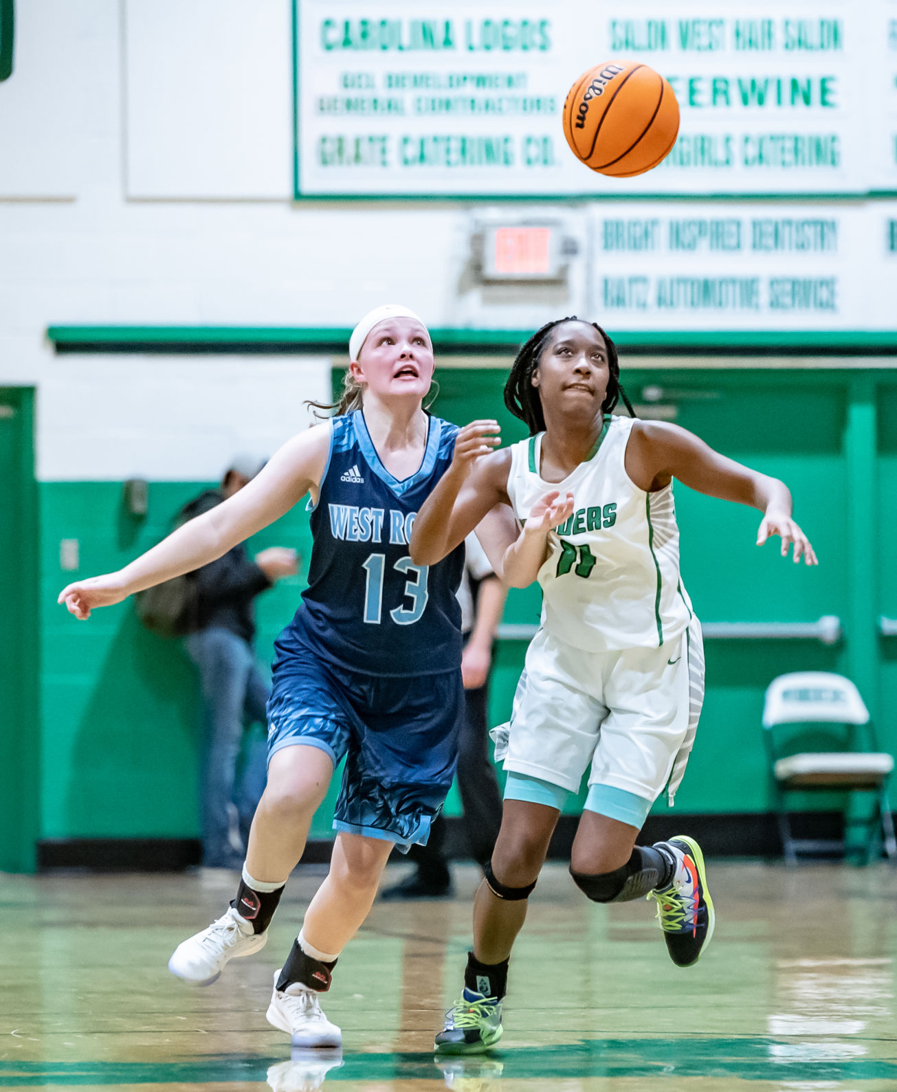 their home basketball game against West Rowan